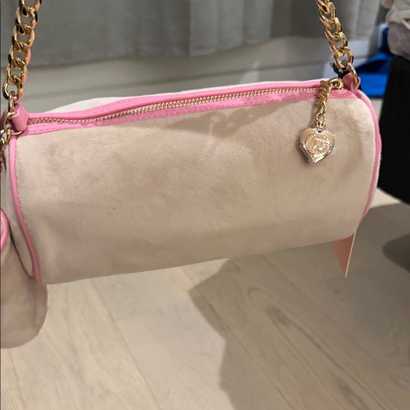 Juicy Couture Pink and Cream Clutch - Picture 4 of 5